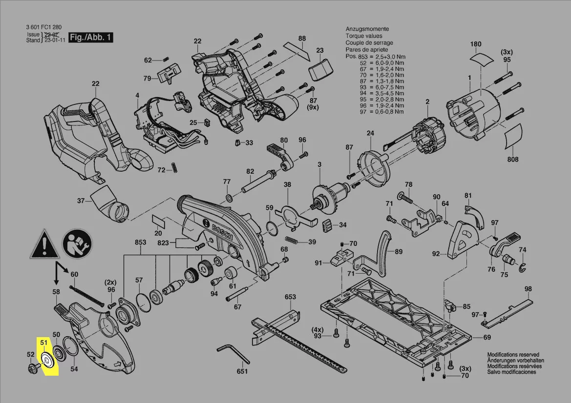 flasque de serrage réf. 1 619 P17 074 Bosch